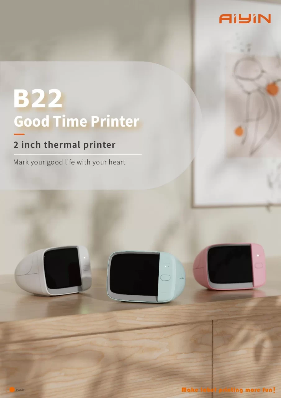 B22 Portable Bluetooth Label Printer Details (1)