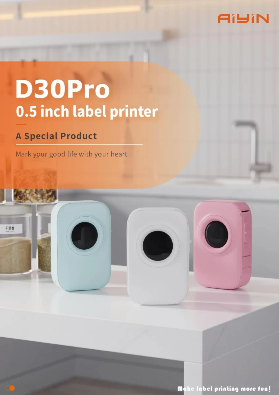 Mini Thermal Label Printer D30 Pro Details (1)