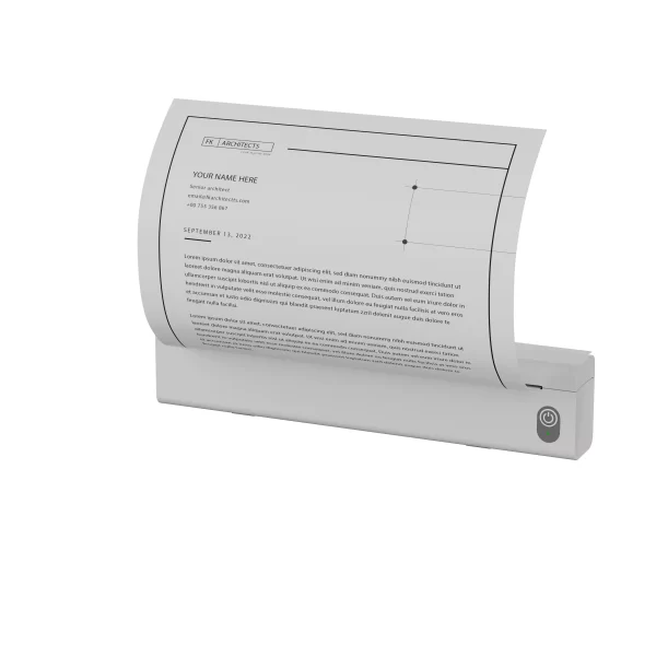 Wholesale A4 Portable Thermal Printer A10 (3)