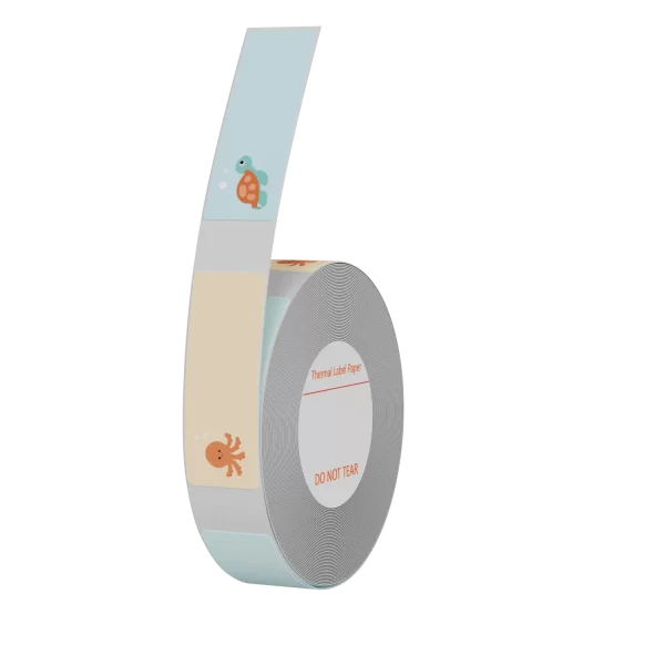 Mayorista Mini papel térmico de colores para impresora 14 × 40mm (4)