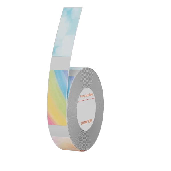 Mayorista Mini papel térmico de colores para impresora 14 × 40mm (7)