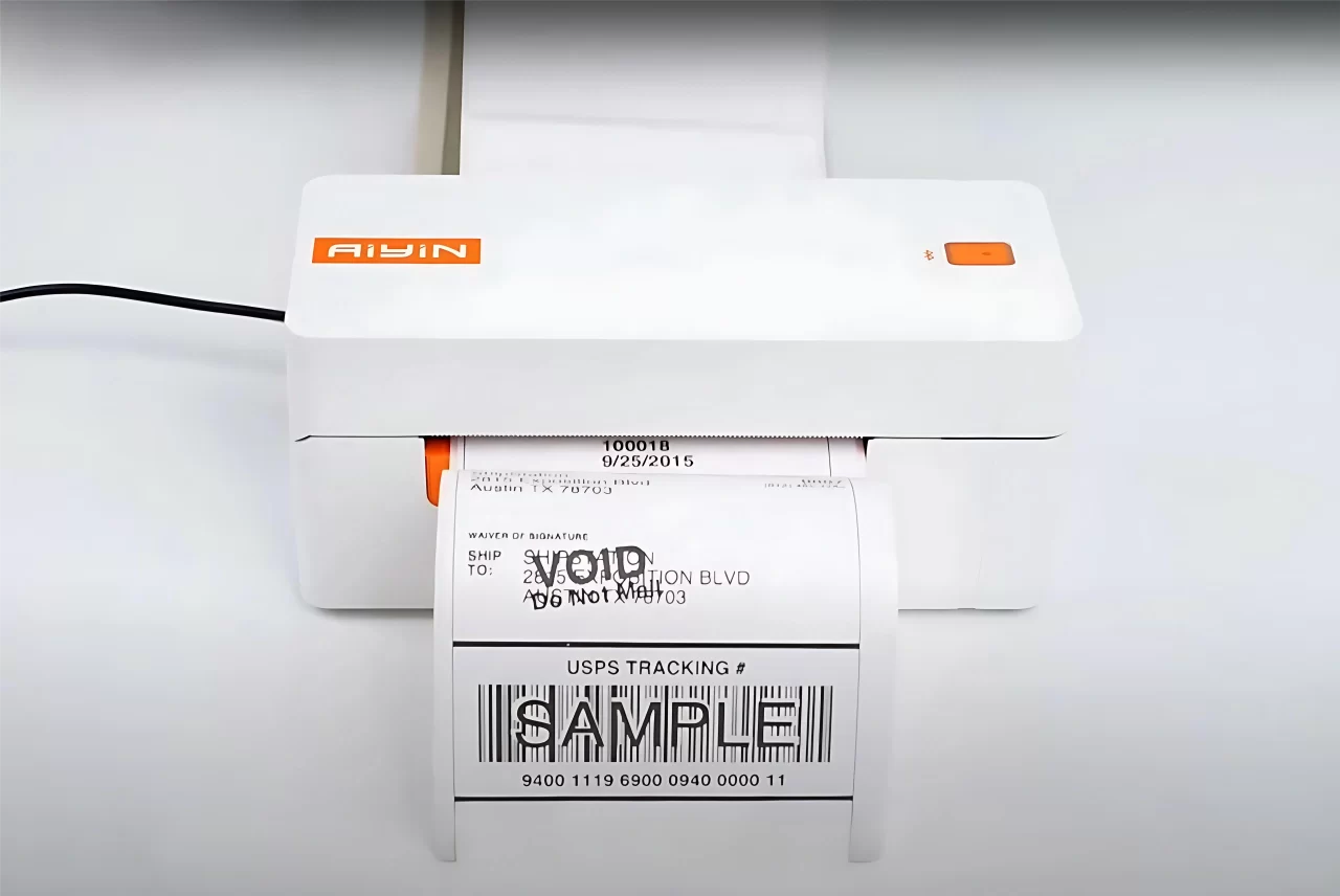Conventional direct thermal printer