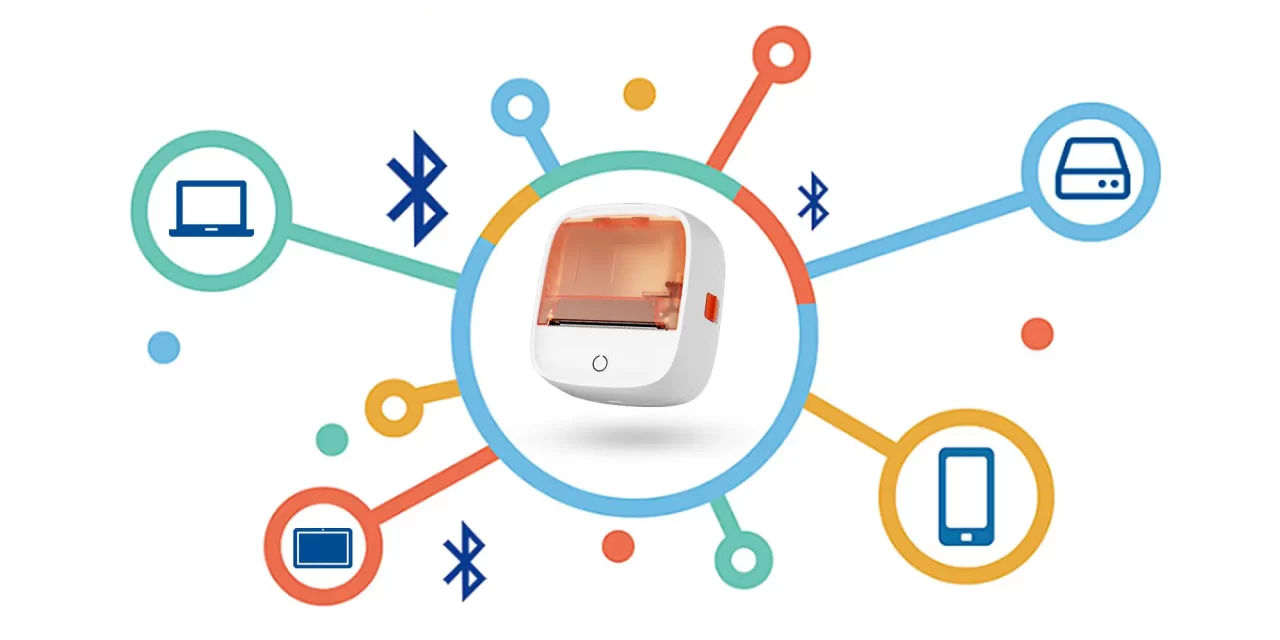 AiYin thermal printer — Bluetooth Fast Pairing