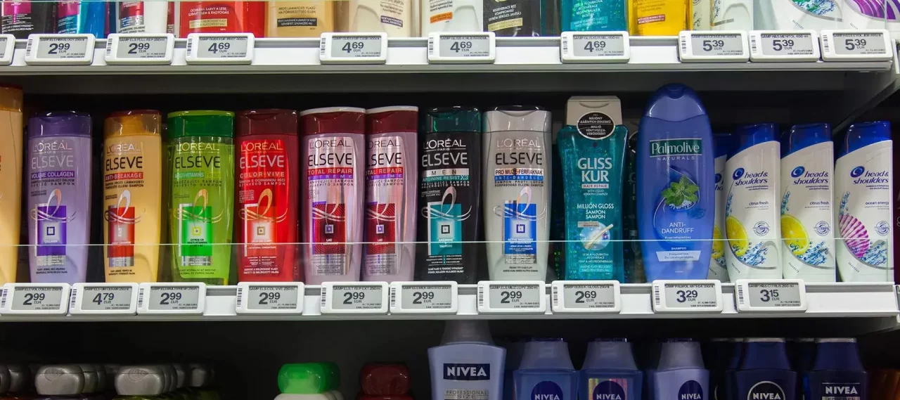 Supermarket product labels