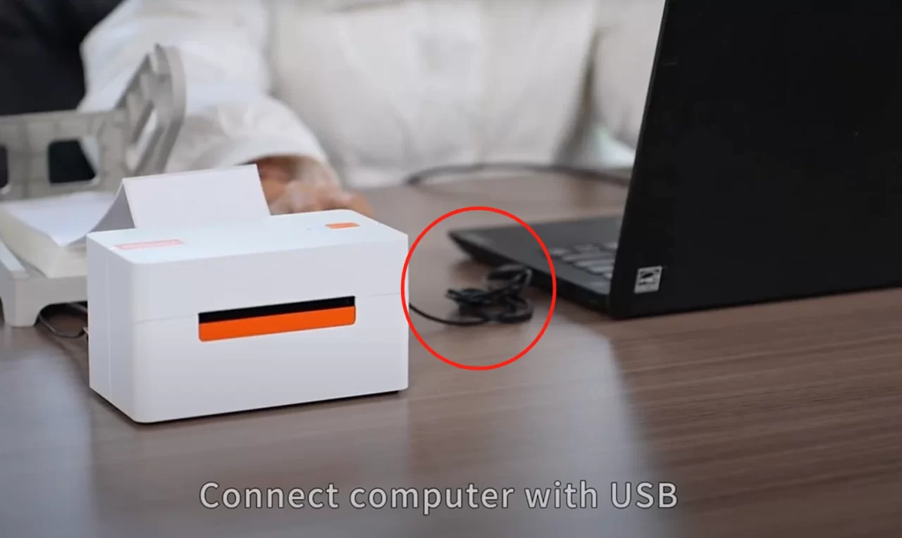 Thermal Printer Connection Method 1 — USB Connectivity
