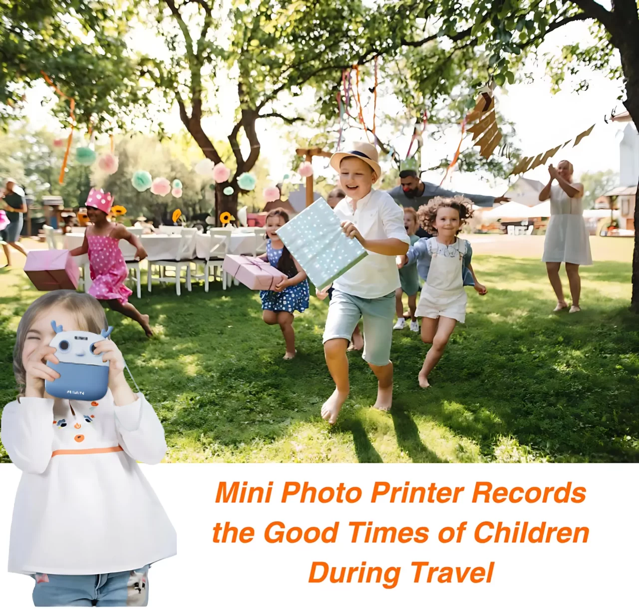 Mini Photo Printer Usage Scenario 2 – Travel and Picnic
