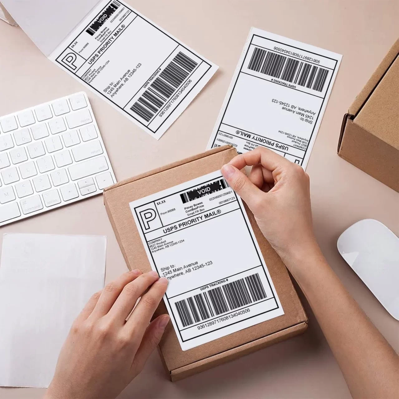 4-inch shipping label