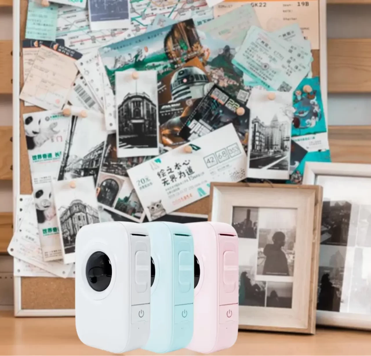 make stickers using a mini thermal printer
