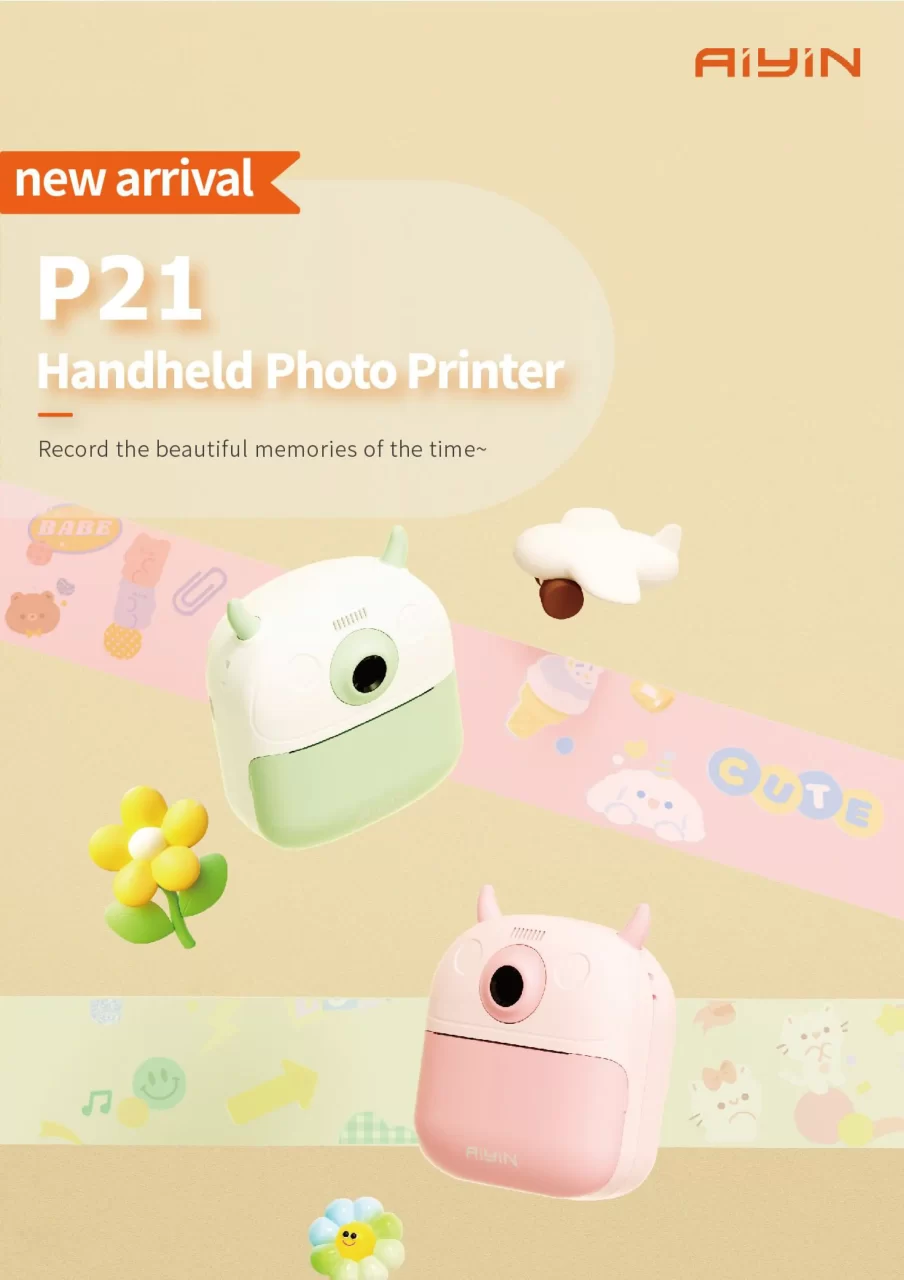 P21 Mini Handheld Photo Printer