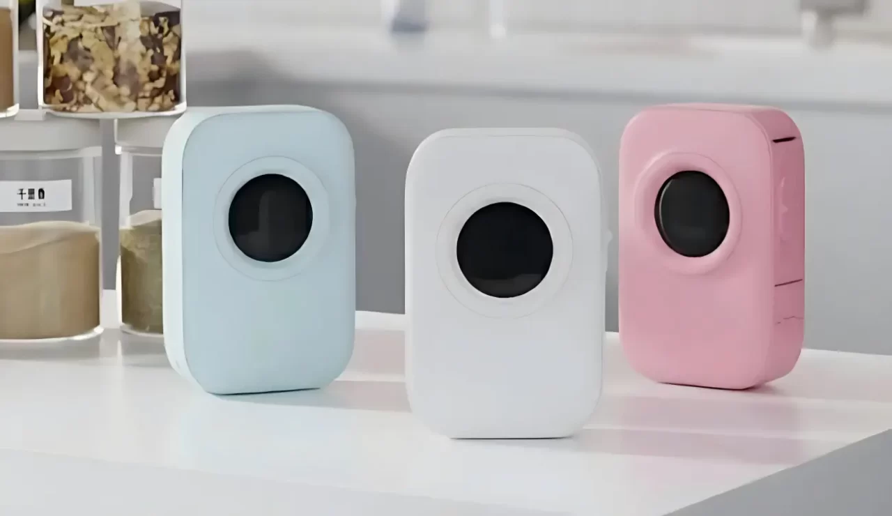 Süßer und bunter Mini-Thermodrucker