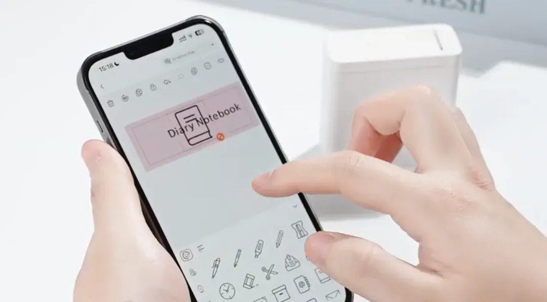 edit text on thermal printer APP
