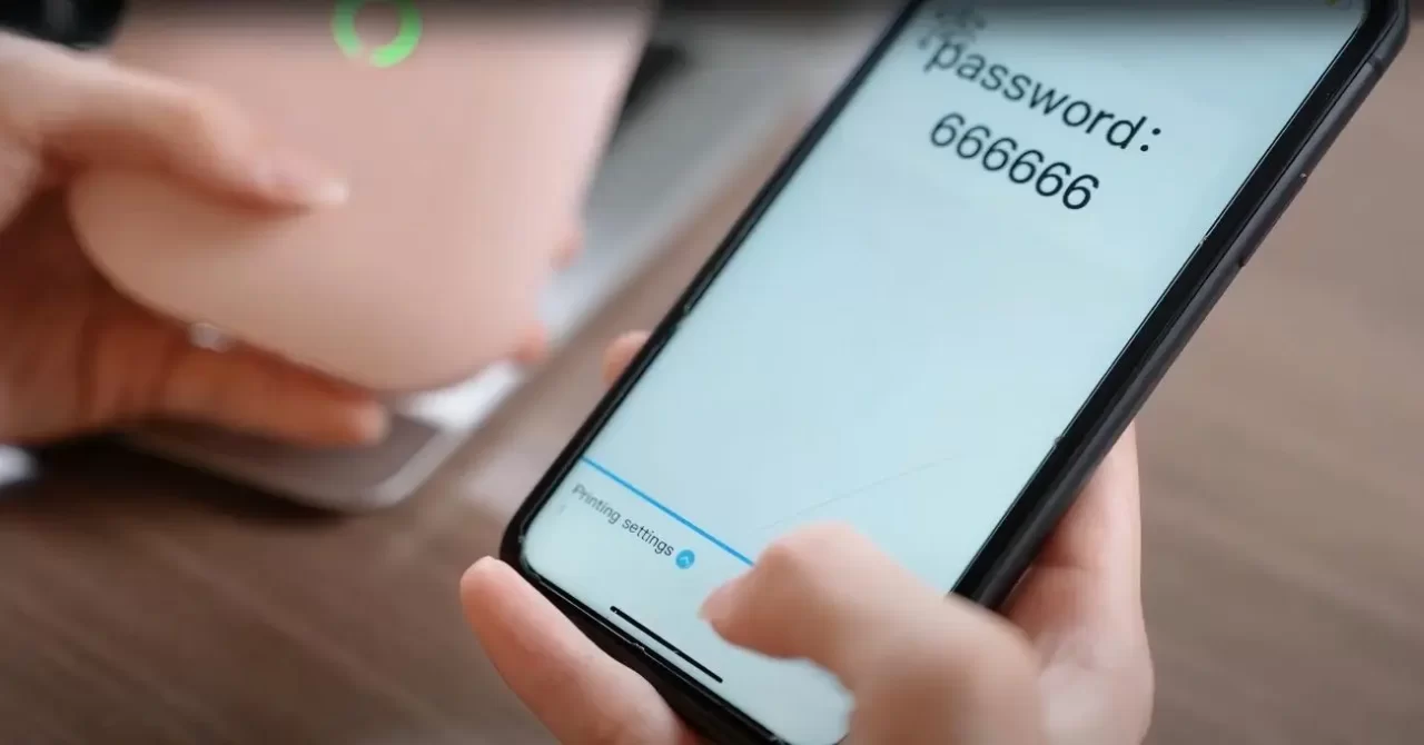 Drahtlose Konnektivität für Mini-Drucker