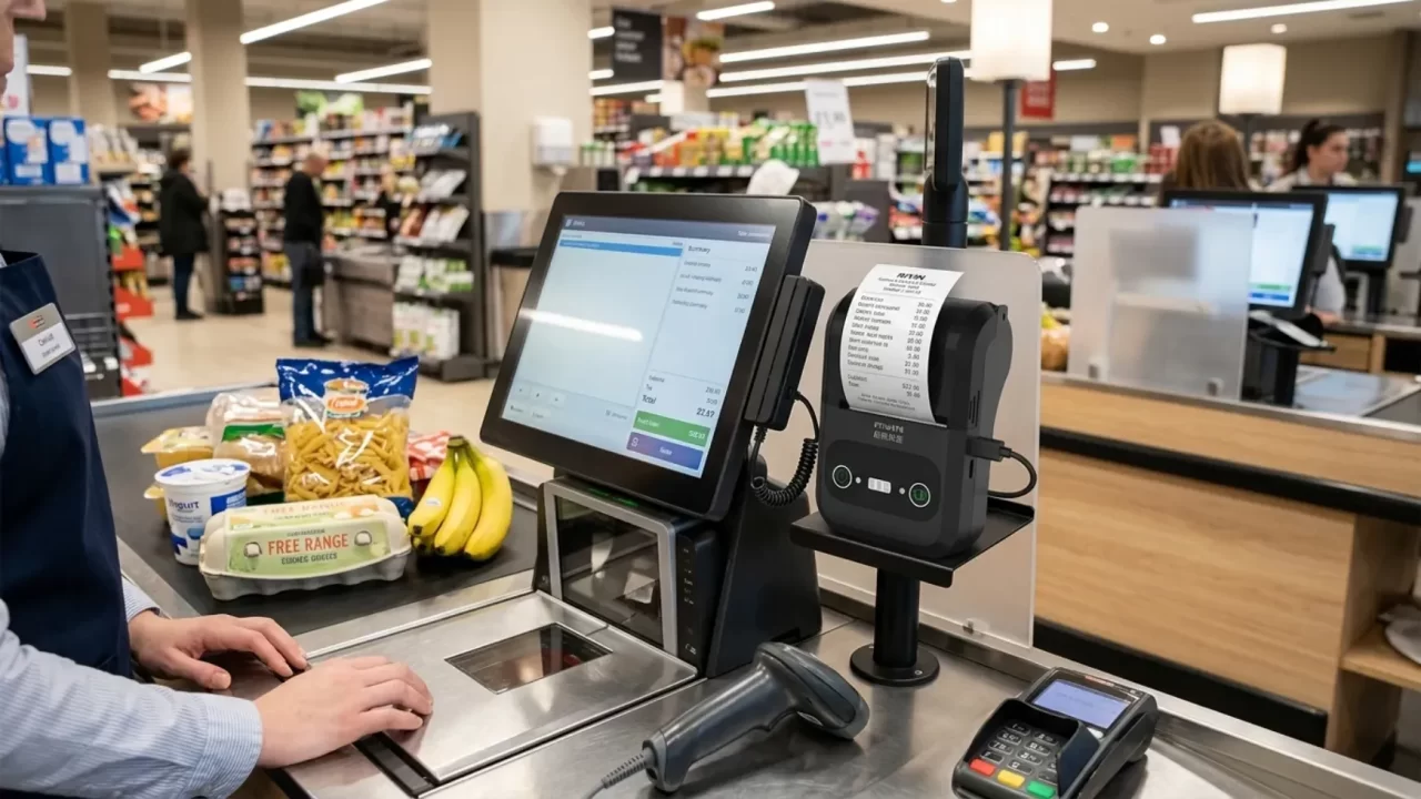 POS-Systeme verwenden Thermobondrucker