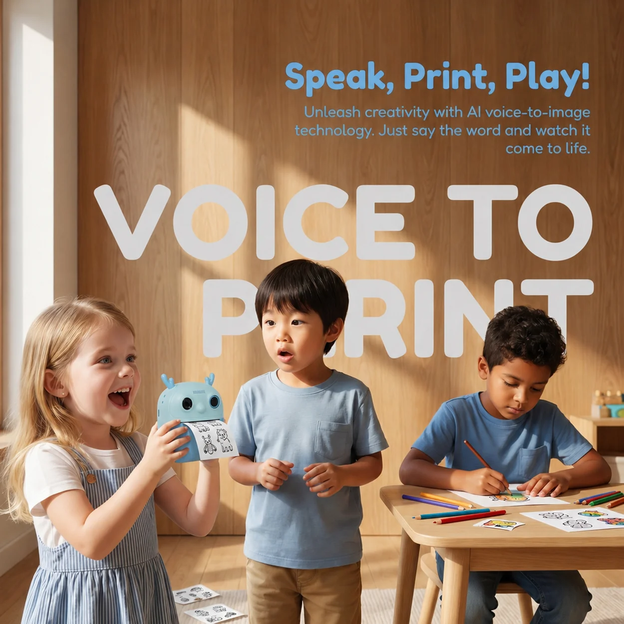 Kids AI Instant Print Camera Details (1)