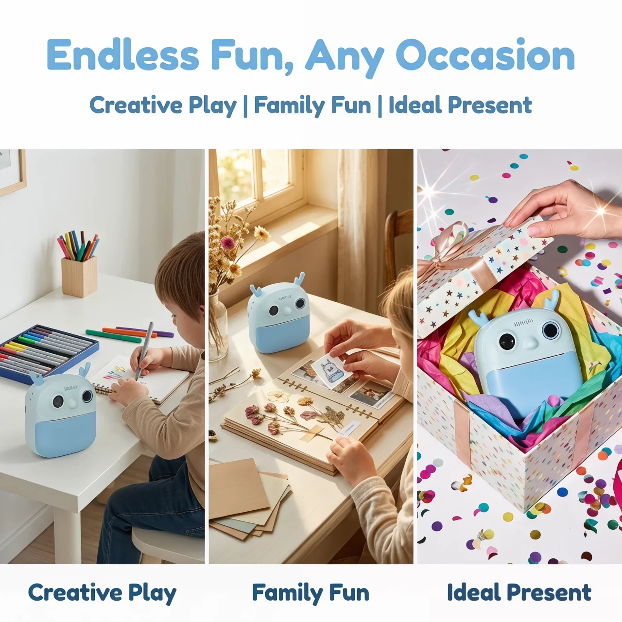 Kids AI Instant Print Camera Details (2)