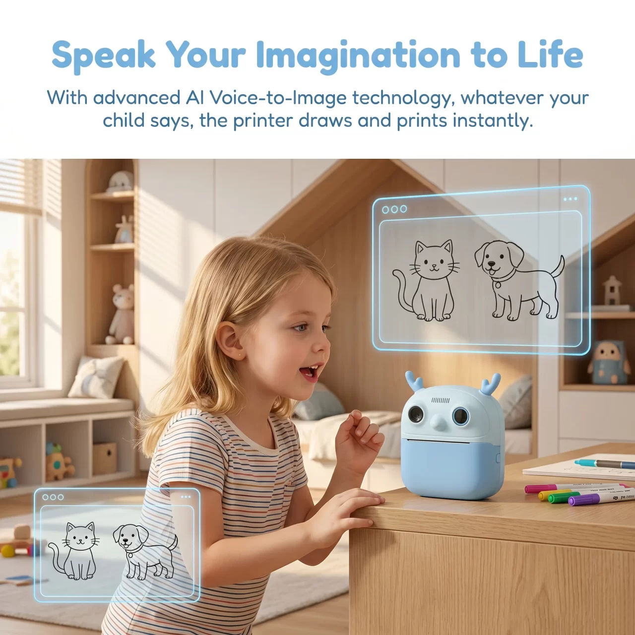 Kids AI Instant Print Camera Details (3)