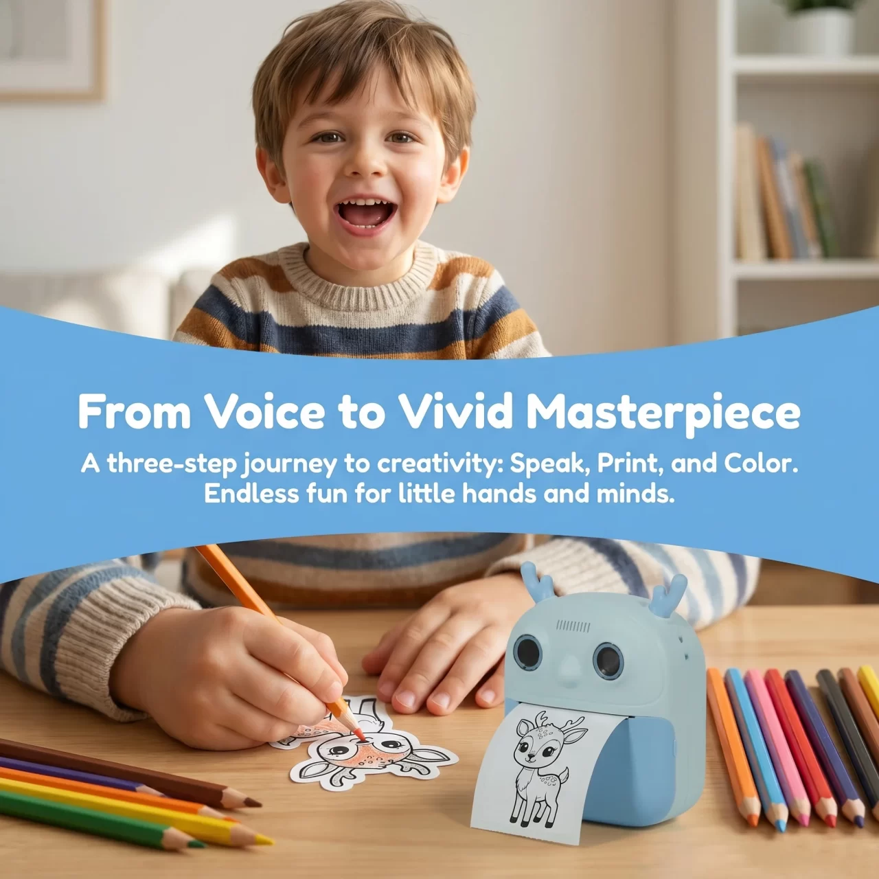 Kids AI Instant Print Camera Details (4)