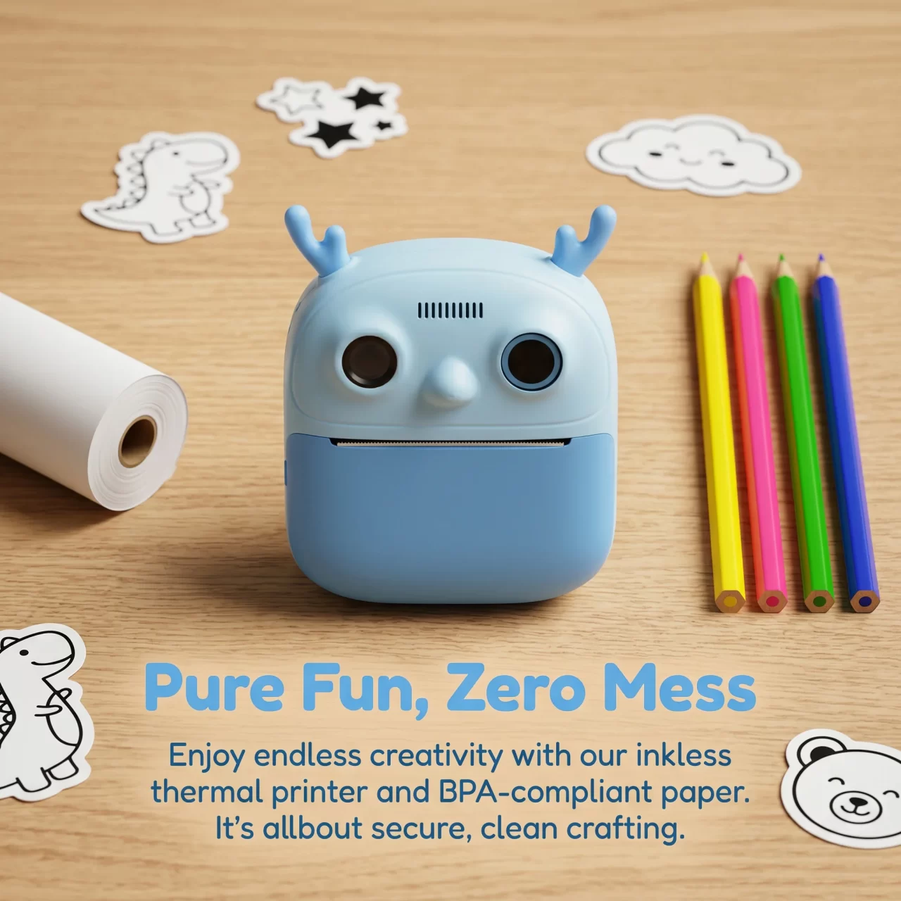 Kids AI Instant Print Camera Details (5)