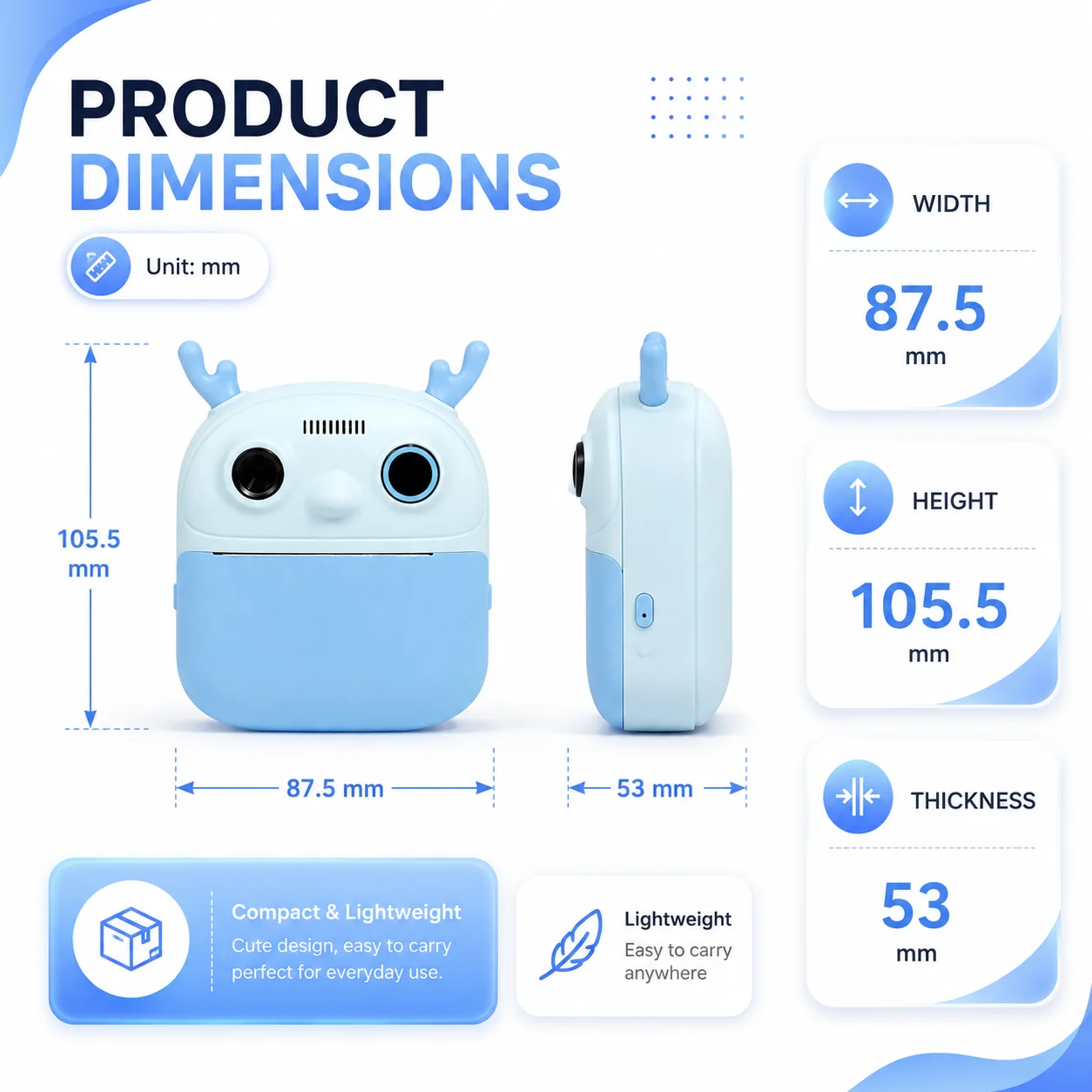 Kids AI Instant Print Camera Details (8)