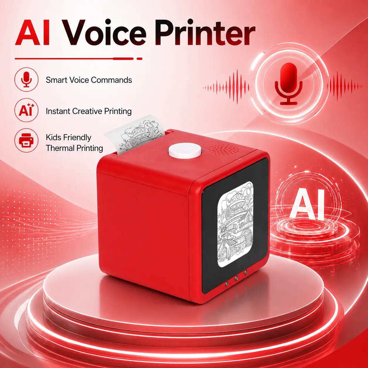 Wholesale OEM AI Sticker Printer for Kids (2)