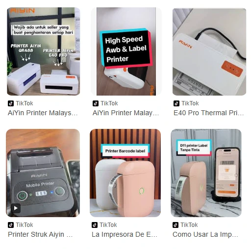 sticker printers on social media