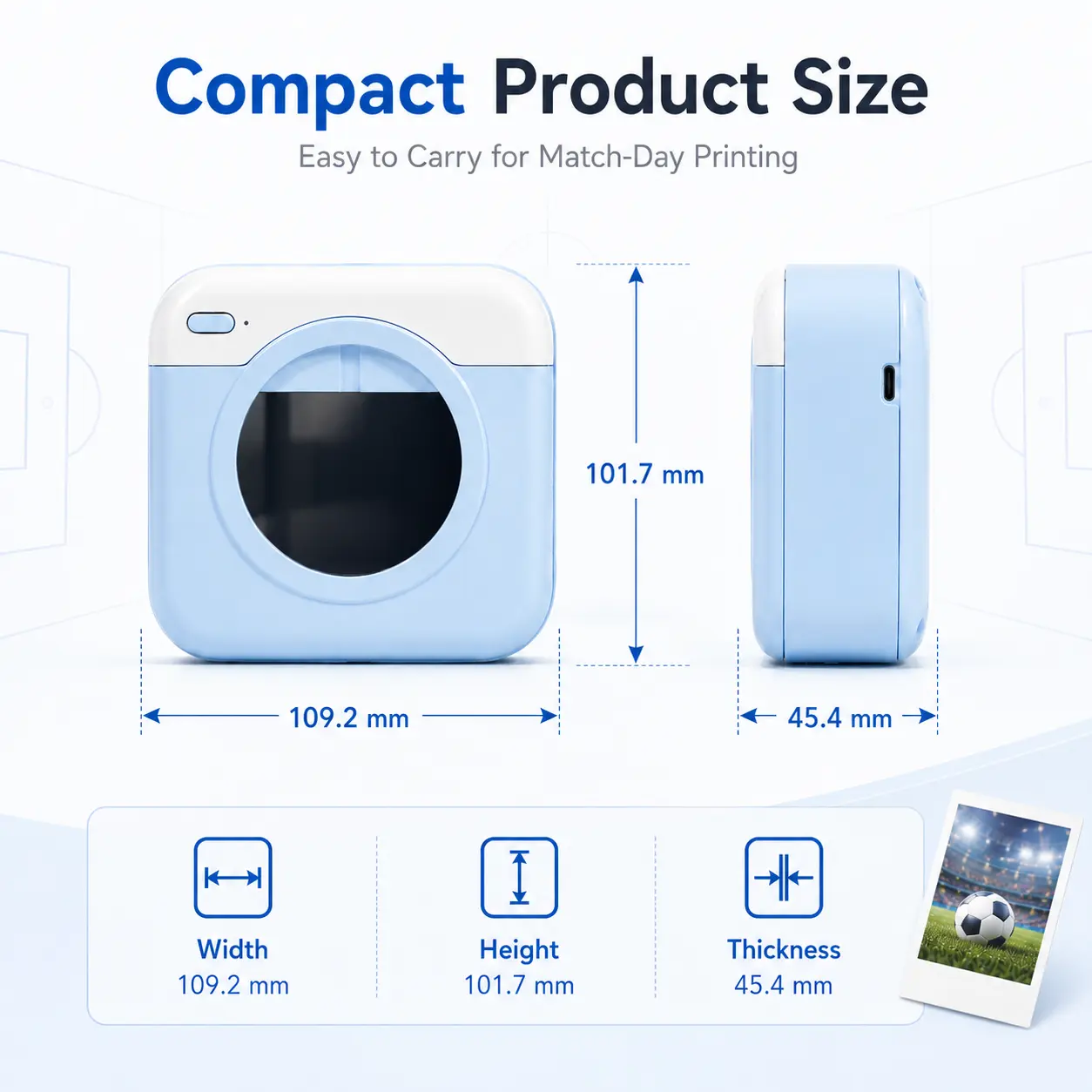 mini color instant inkjet printer details (5)