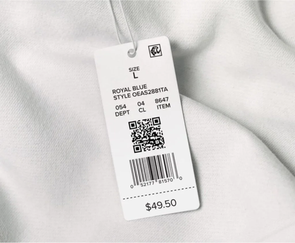 apparel industry clothing hang tags
