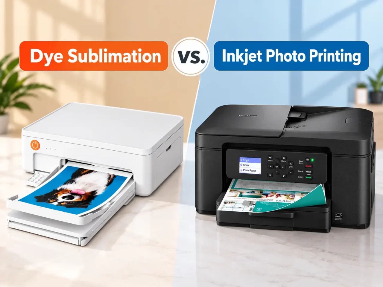 Dye Sublimation Vs Inkjet Photo Printing