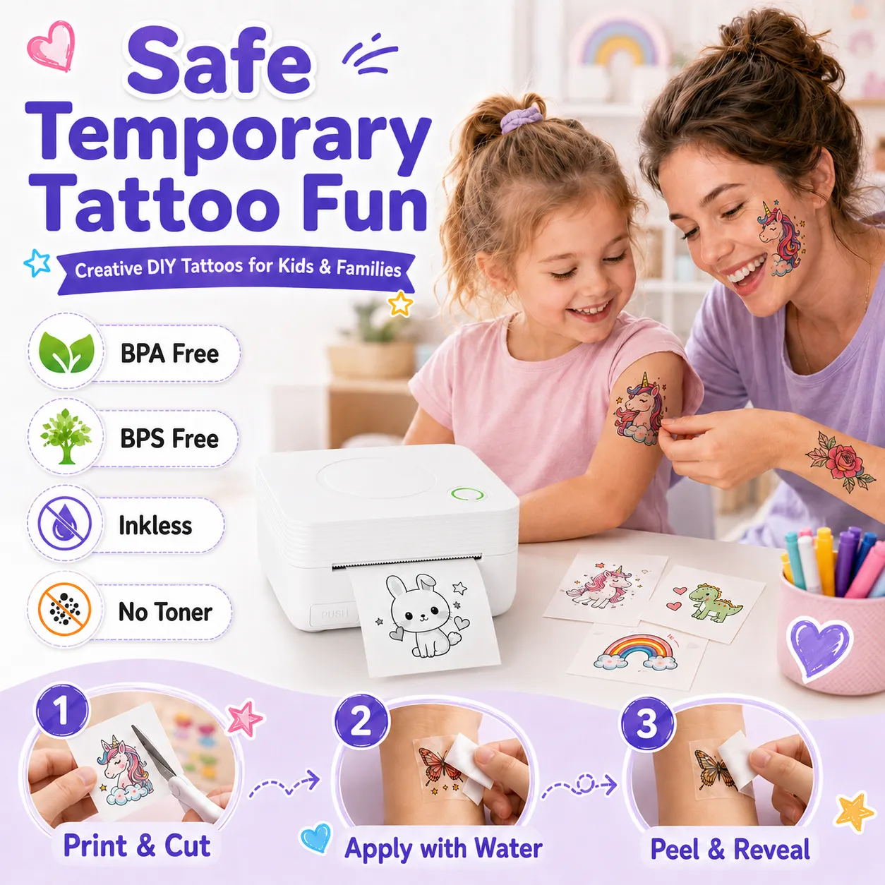 Portable Tattoo Printer Q3MAX (5)