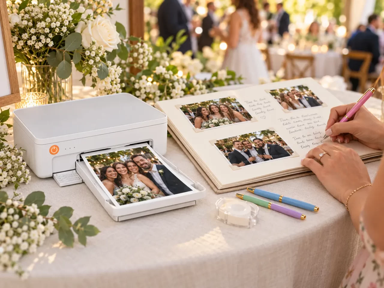 Create a Wedding Guestbook with Photos and Wishes