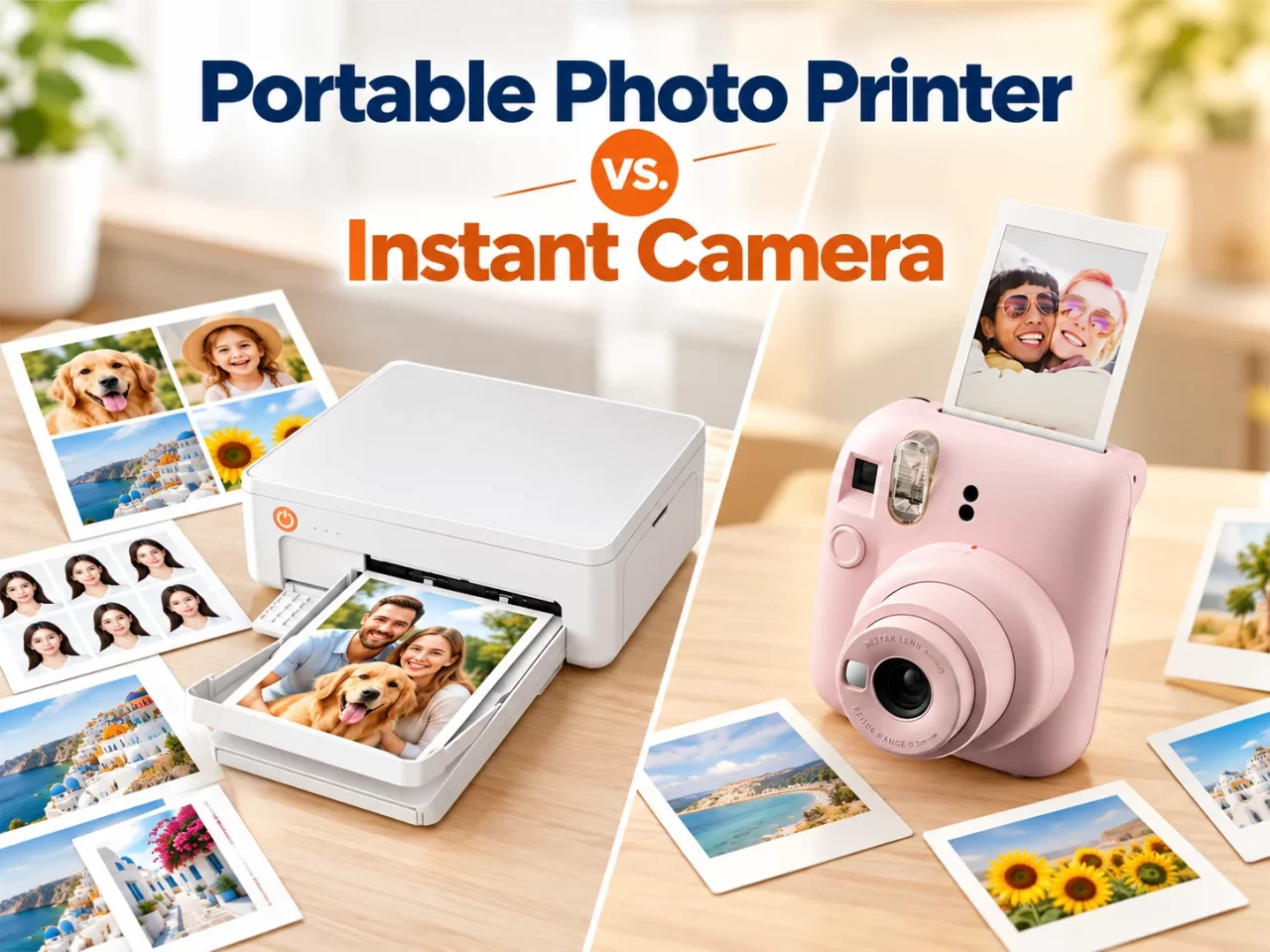 Portable Photo Printer vs. Instant Camera