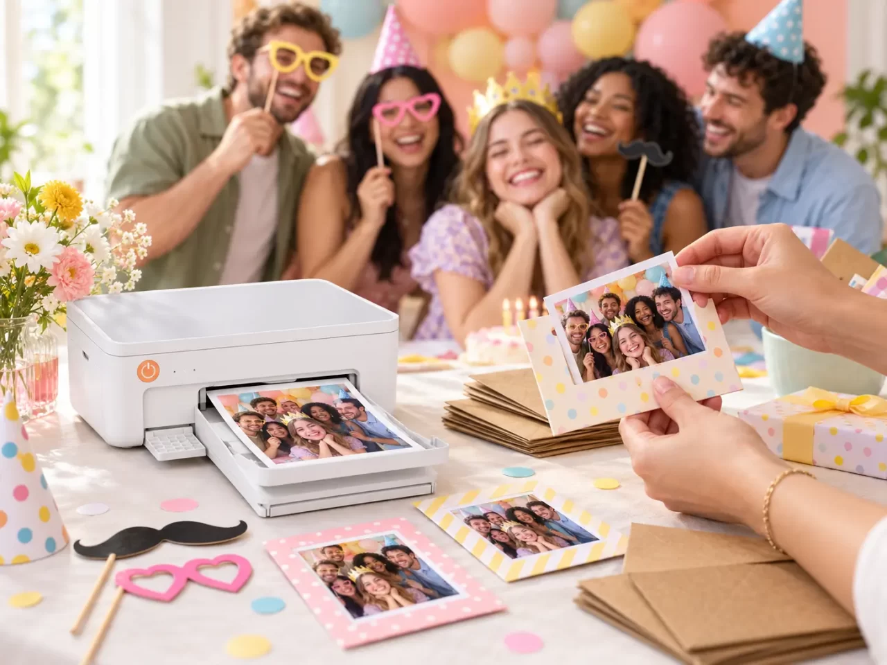Turn Birthday Party Photos into Take-Home Favors